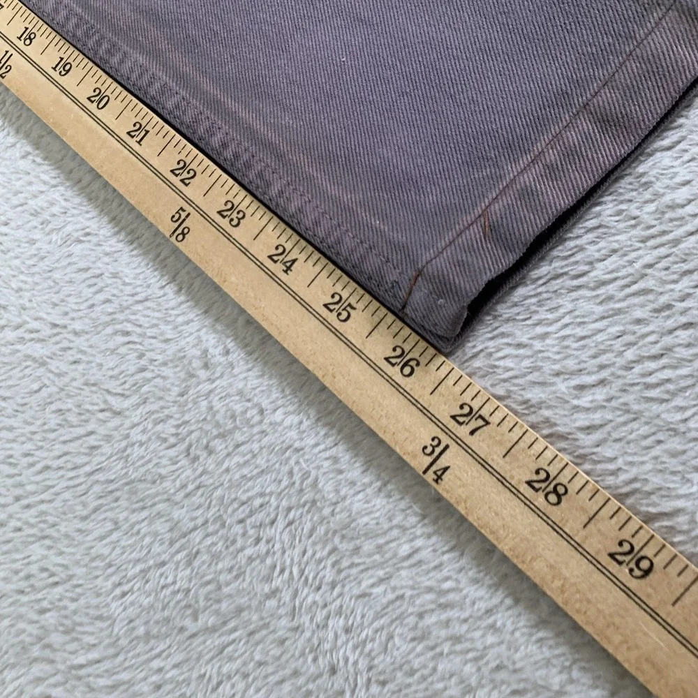 Calvin Klein Jeans Jeans Mens 33x26 Purple Relaxed‎ Fit Straight Leg Denim Pants